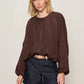 Linen Bubble Jacket by Sanctuary in Rich Soil