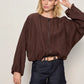 Linen Bubble Jacket by Sanctuary in Rich Soil