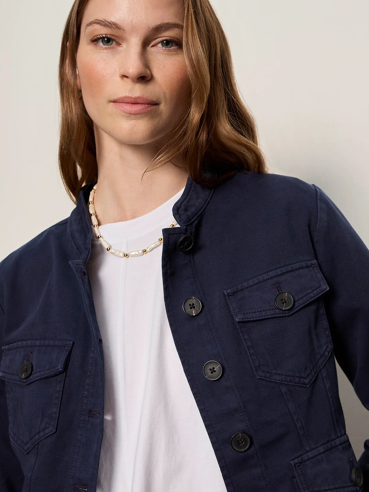 Ames Military Jacket by Sanctuary in Navy Balzer