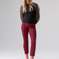 Carnaby Kick Crop Semi High Rise Legging by Sanctuary in Pink Glen Plaid