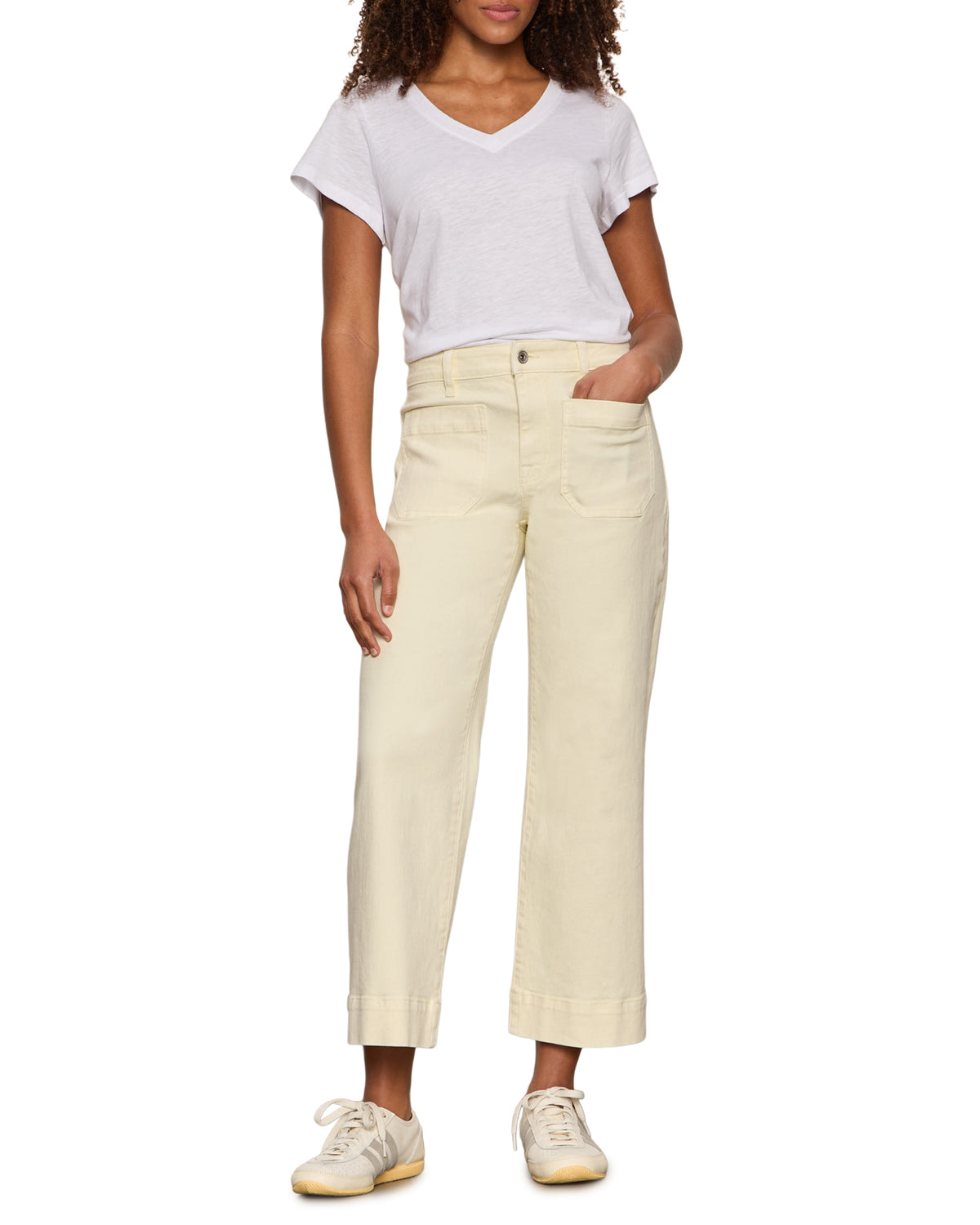 The Marine Pant by Sanctuary in Washed Lemon