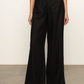 The Linen Marine Wide Leg Pant by Sanctuary in Black