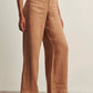 The Linen Marine Wide Leg by Sanctuary in Toasted Coconut