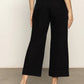 Soft Marine Wide Leg Crop Pant by Sanctuary in Black