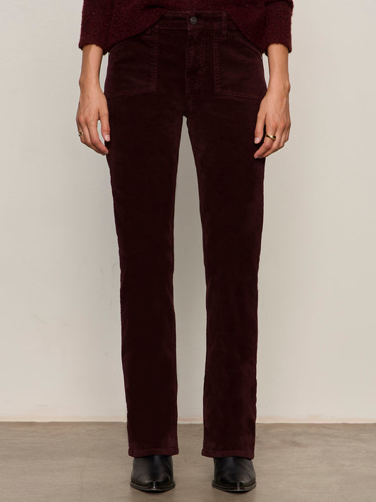Velveteen Brook Bootcut by Sanctuary in Dark Crimson