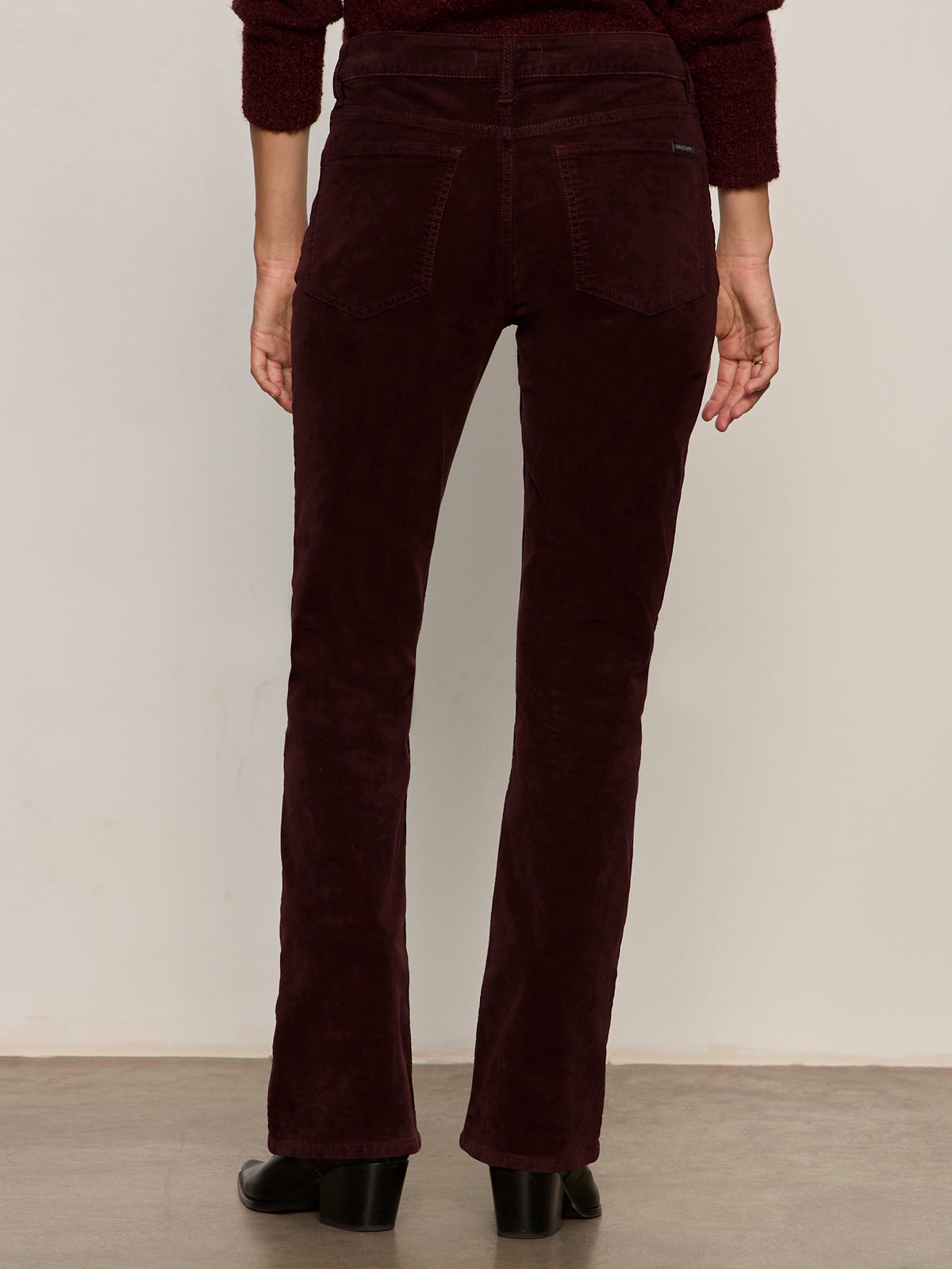 Velveteen Brook Bootcut by Sanctuary in Dark Crimson