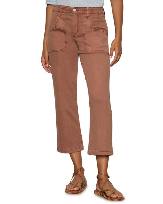 Retreat Crop Pant by Sanctuary in Mud Bath