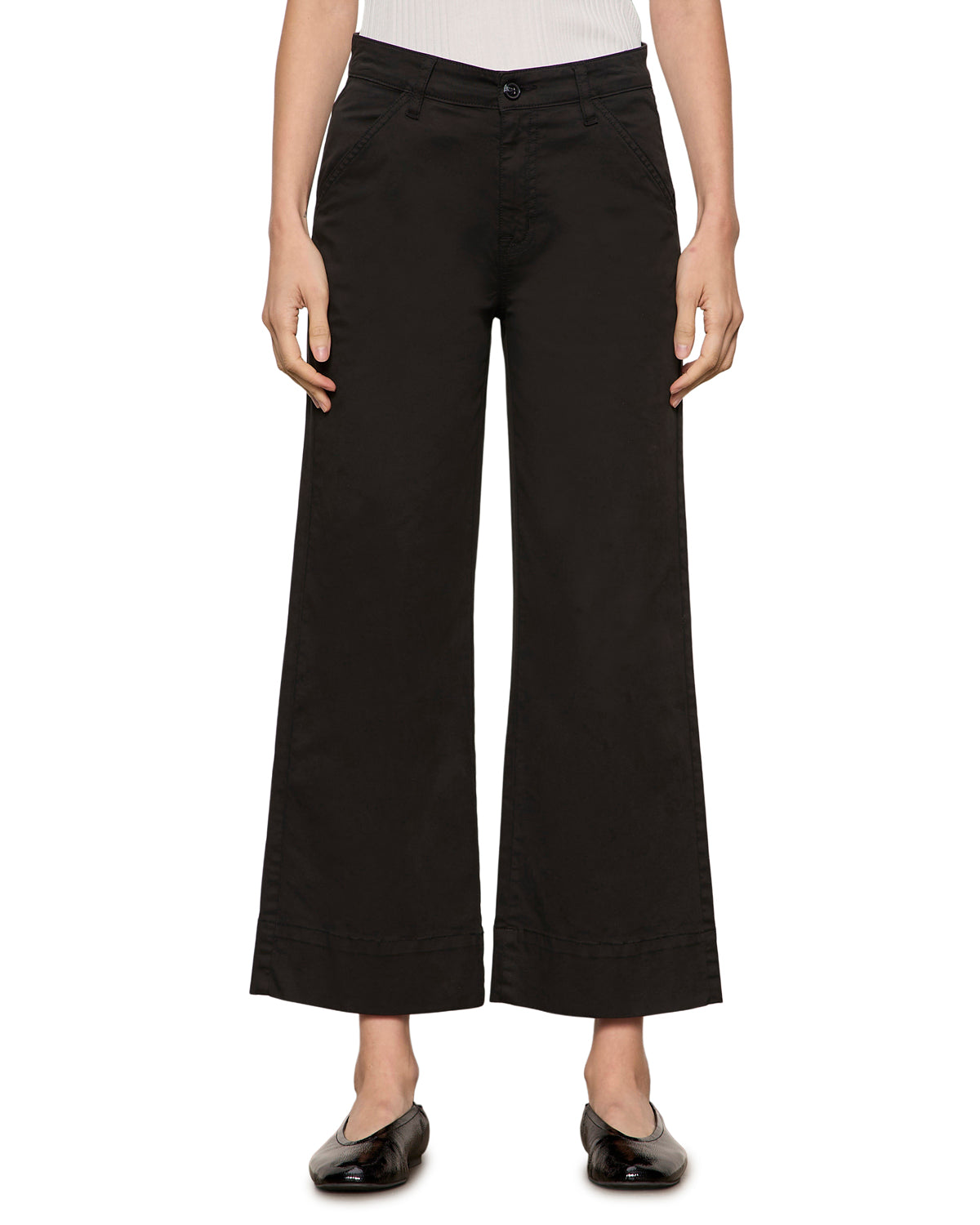 Delta Washed Trouser by Sanctuary in Black