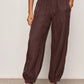 Melody Micro Linen Balloon Pant by Sanctuary in Rich Soil