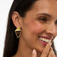 Mila Triangle Drop Earring by Brackish