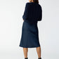 Everyday Midi Skirt by Sanctuary in Navy Reflection