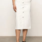 Carrier Denim Skirt by Sanctuary in Bleached White