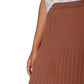 Meant To Be Pleated Midi Skirt by Sanctuary in Mud Bath