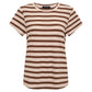 The Perfect Tee by Sanctuary in Earth Pink/Sepia Stripe