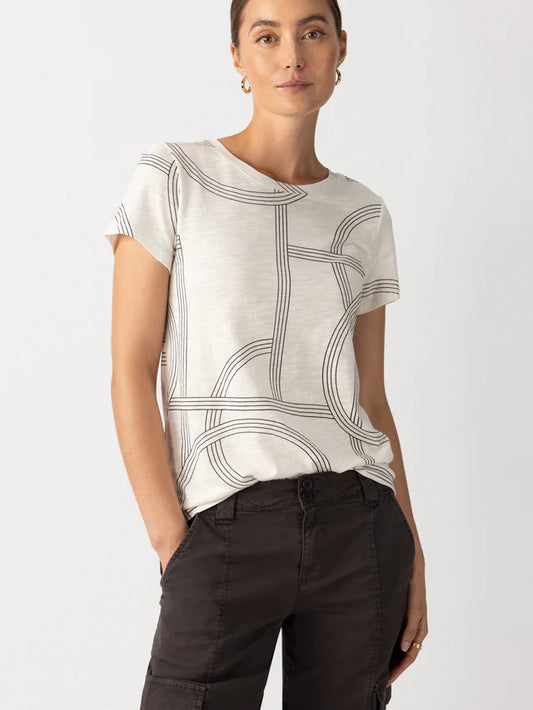 The Perfect Tee by Sanctuary in Graphic Lines