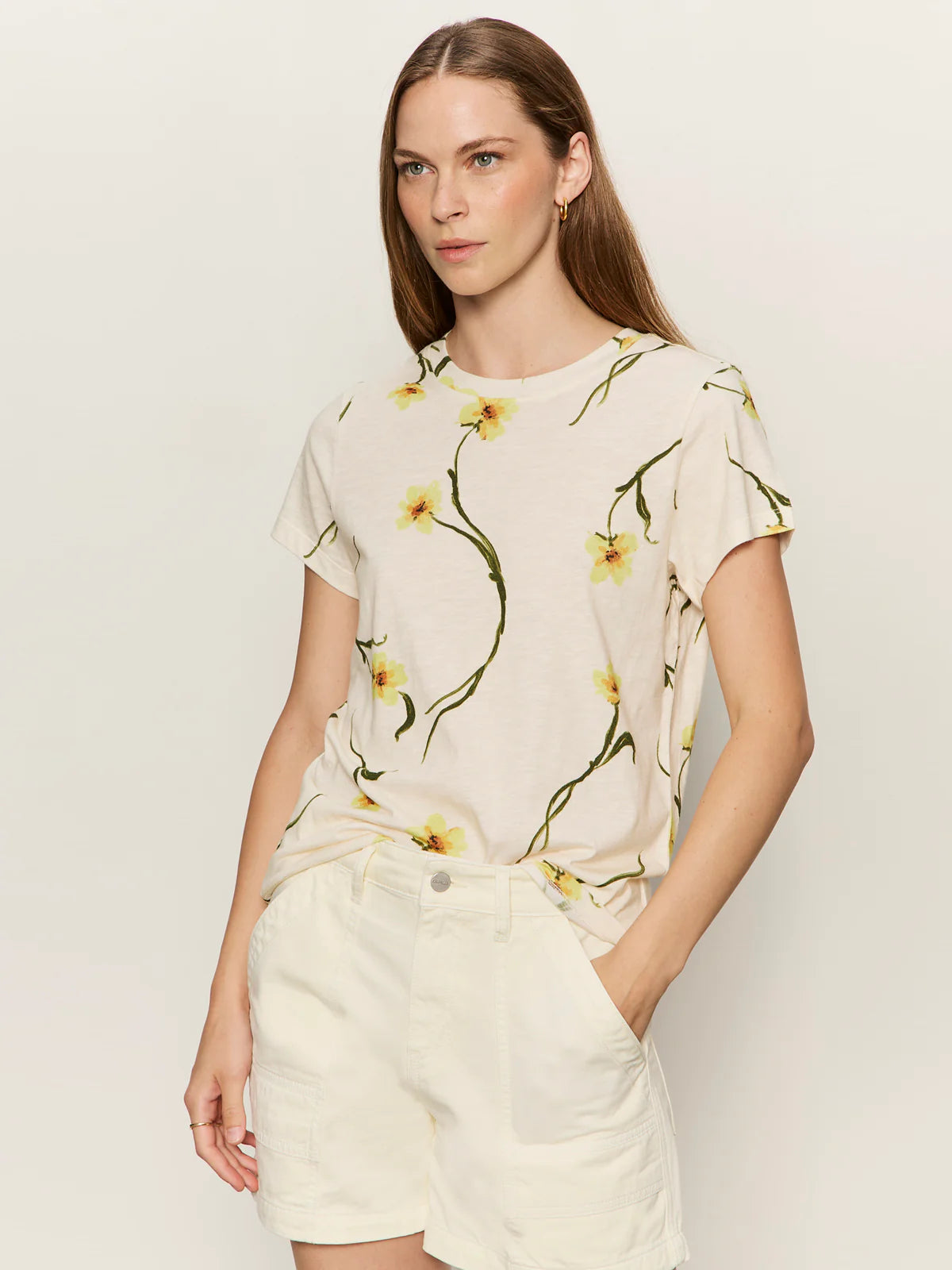 The Perfect Tee by Sanctuary in Lemon Meadow