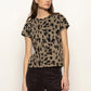 Double Knit Perfect Tee by Sanctuary in Winter Leopard