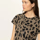 Double Knit Perfect Tee by Sanctuary in Winter Leopard