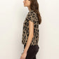 Double Knit Perfect Tee by Sanctuary in Winter Leopard