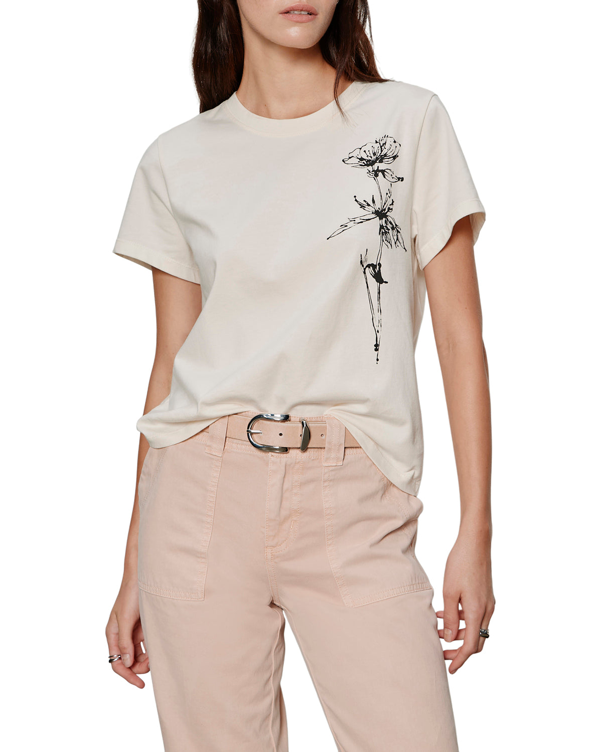 Timeless Tee by Sanctuary in Collagen w/Dandelion