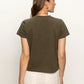 Embroidered Perfect Tee by Sanctuary in Kalamata