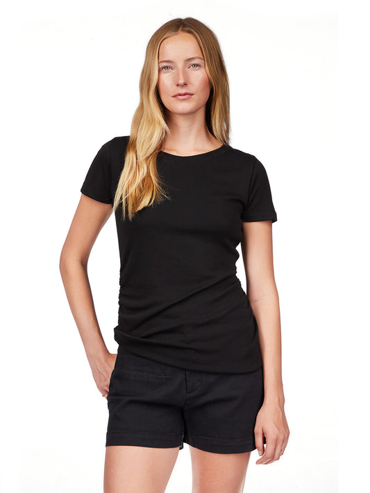 Dressy Twist Tee by Sanctuary in Black