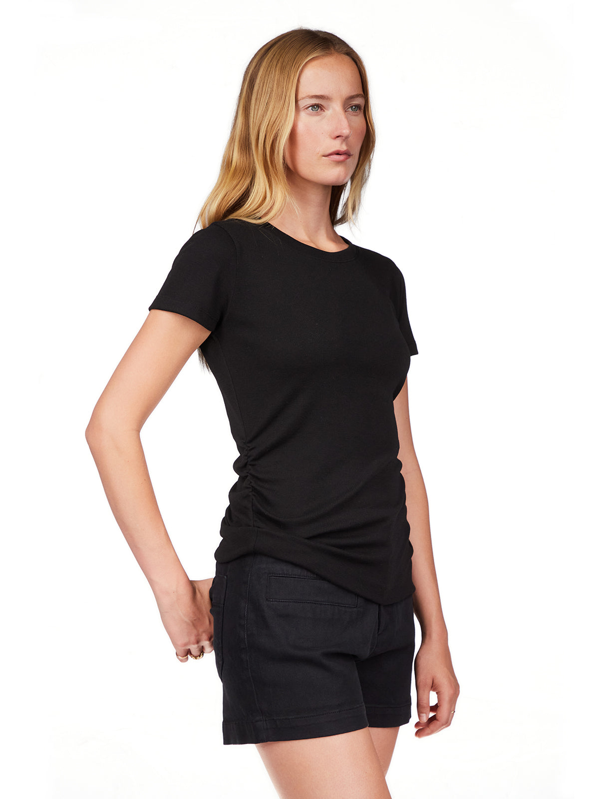 Dressy Twist Tee by Sanctuary in Black