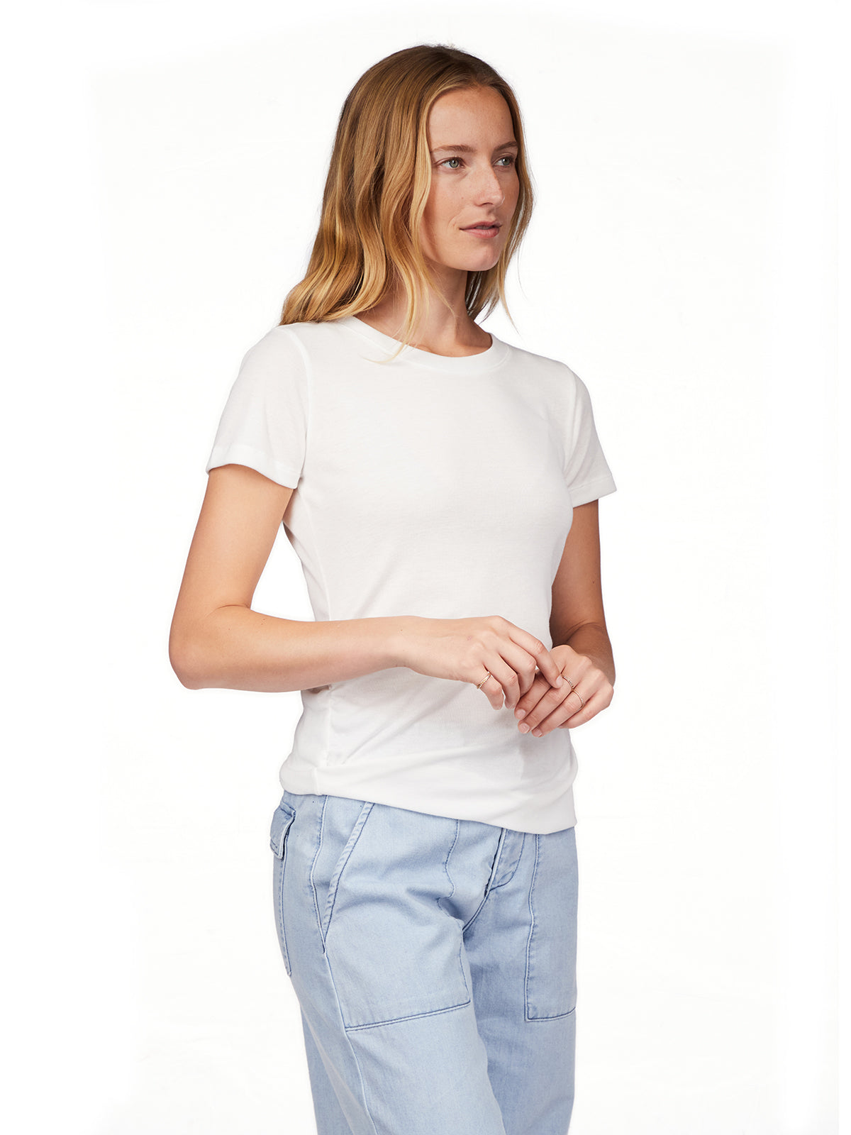 Dressy Twist Tee by Sanctuary in White