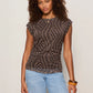Charisma Dolman Mesh Tee by Sanctuary in Rhythmic