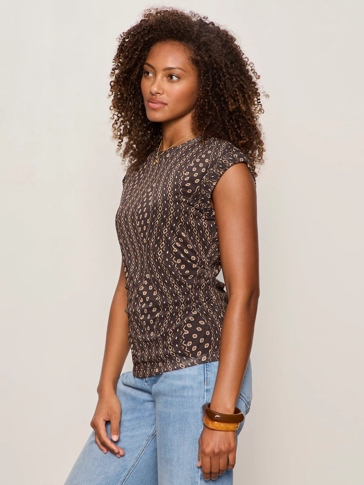 Charisma Dolman Mesh Tee by Sanctuary in Rhythmic