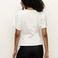 Shirred Waist Dolman tee by Sanctuary in White