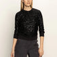 Relaxed Sparkle Popover by Sanctuary in Black