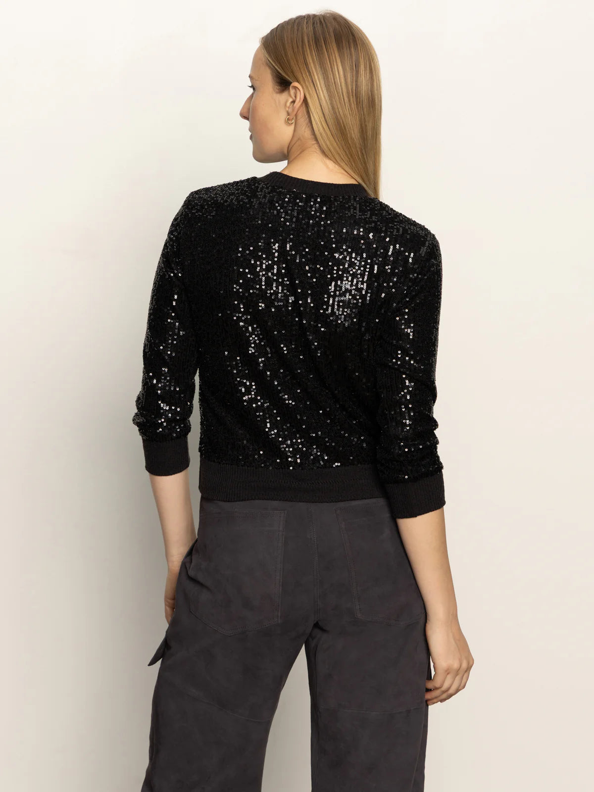 Relaxed Sparkle Popover by Sanctuary in Black