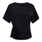 Satin Mix Tee by Sanctuary in Black