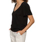Keyhole Flutter Tee by Sanctuary in Black