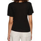 Keyhole Flutter Tee by Sanctuary in Black