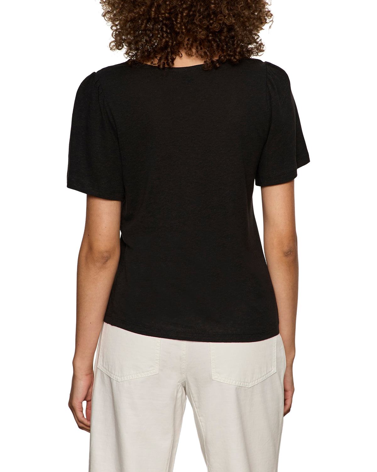 Keyhole Flutter Tee by Sanctuary in Black