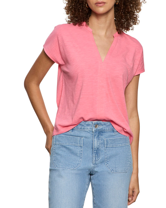 Notched Muscle Tee by Sanctuary in Bloom Pink