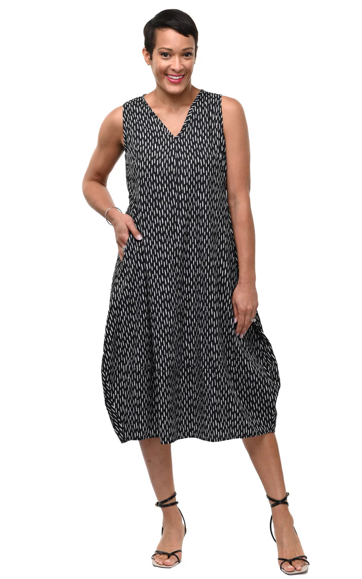 Patton Dress by Tulip in Dashed Line