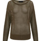 Open Knit Sweater by Sanctuary in Burnt Olive