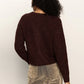 Boucle Cardigan by Sanctuary in Dark Crimson