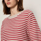 Sweater Tee by Sanctuary in Opal/Raspberry Stripe