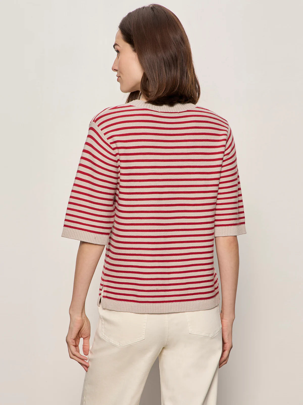Sweater Tee by Sanctuary in Opal/Raspberry Stripe