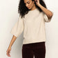 Ribbed Sweater Top by Sanctuary in Mother of Pearl