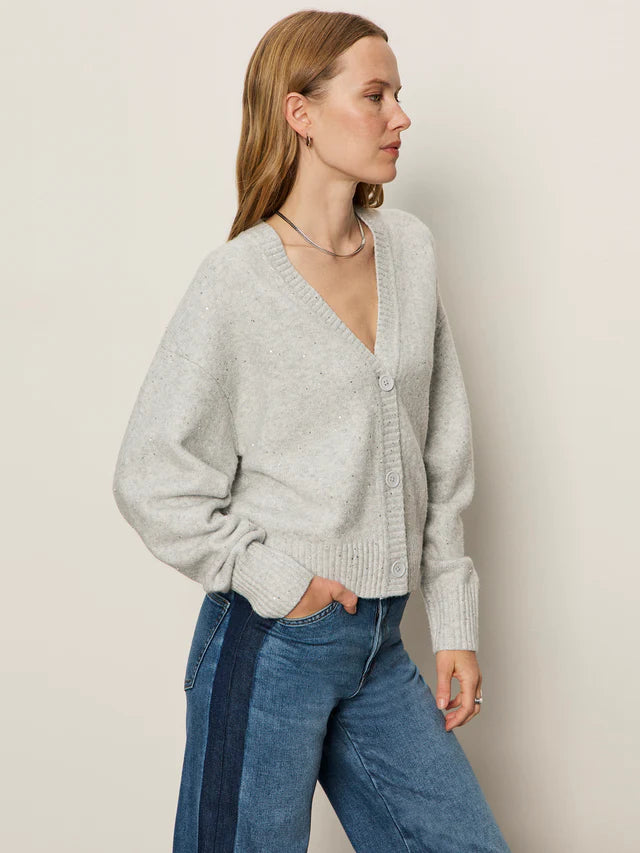 Shimmer Cardi by Sanctuary in Heather Grey Sparkle