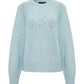 Femme Openwork Sweater by Sanctuary in Aquamarine