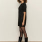 Shine T Shirt Sweater Dress by Sanctuary in Black Shine