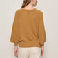 About Us Relaxed Pullover by Sanctuary in Cumin
