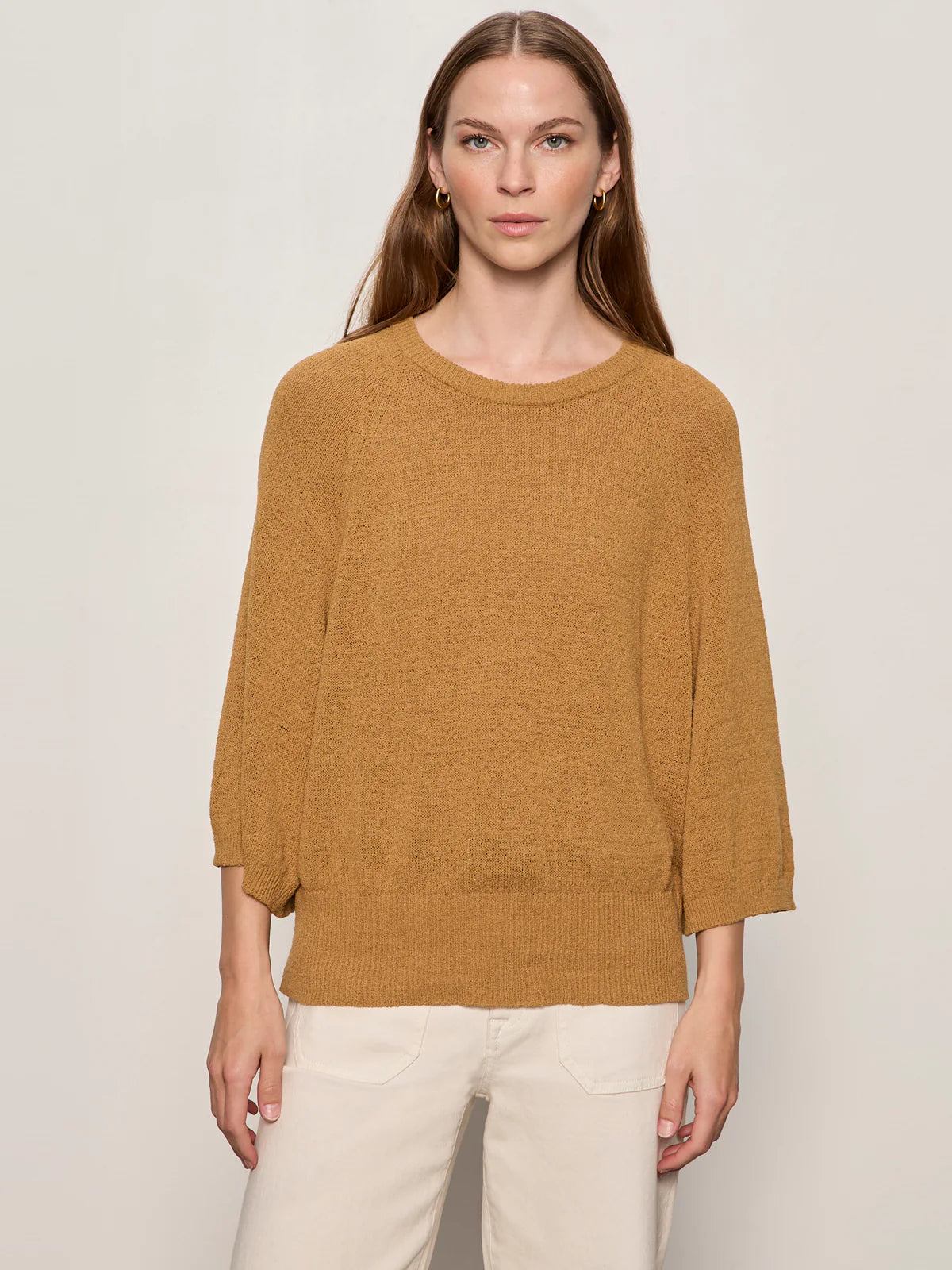 About Us Relaxed Pullover by Sanctuary in Cumin