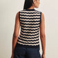 Everyday Chevron Knit Shell by Sanctuary in Inkstorm / Dark Opal Stripe